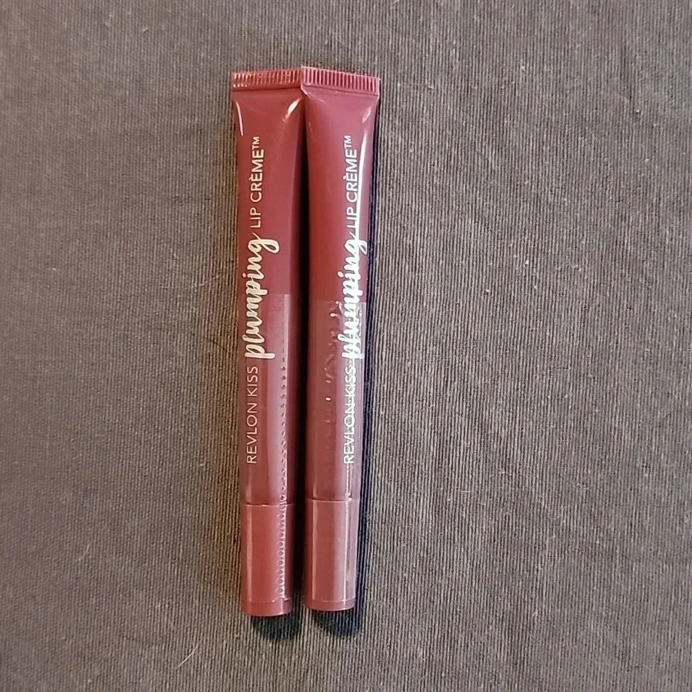 (2) Revlon Kiss Plumping Lip Creme-535 Spiced Berry